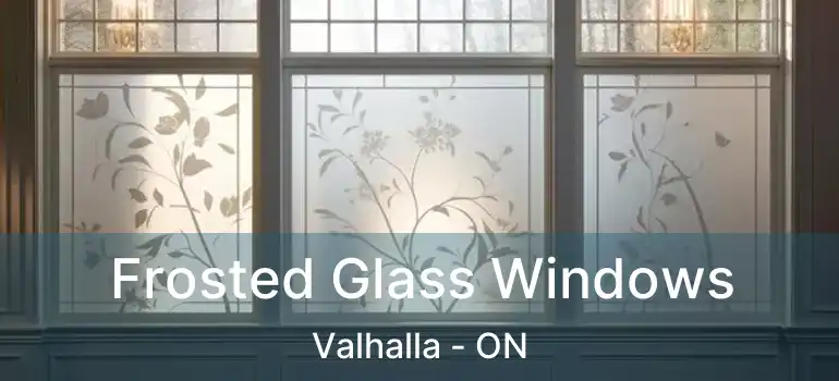  Frosted Glass Windows Valhalla - ON
