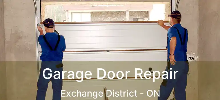  Garage Door Repair Exchange District - ON