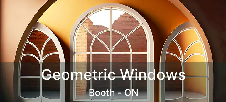  Geometric Windows Booth - ON