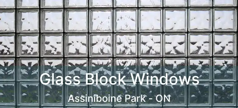  Glass Block Windows Assiniboine Park - ON
