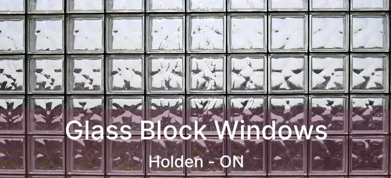  Glass Block Windows Holden - ON