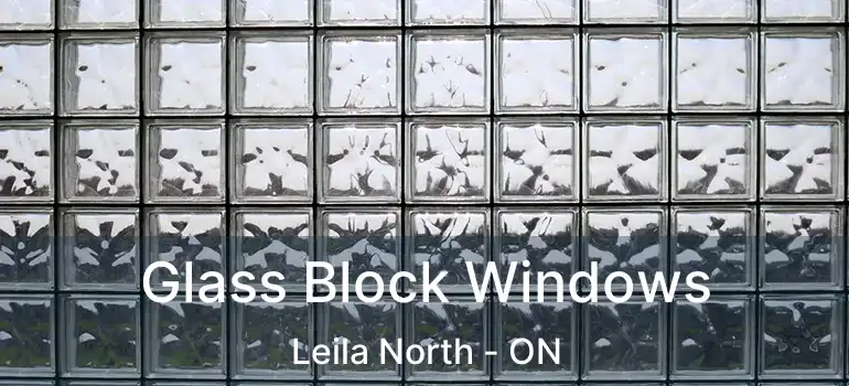  Glass Block Windows Leila North - ON