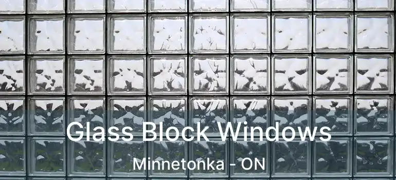  Glass Block Windows Minnetonka - ON