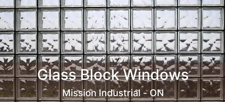  Glass Block Windows Mission Industrial - ON