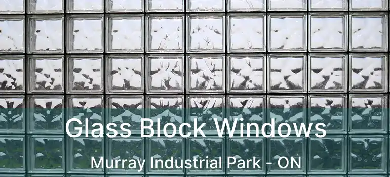 Glass Block Windows Murray Industrial Park - ON