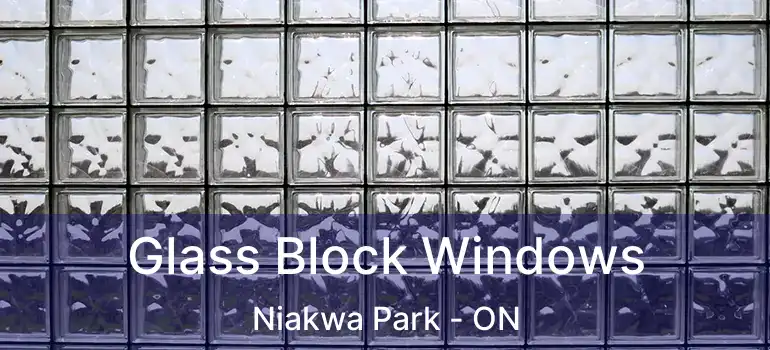  Glass Block Windows Niakwa Park - ON