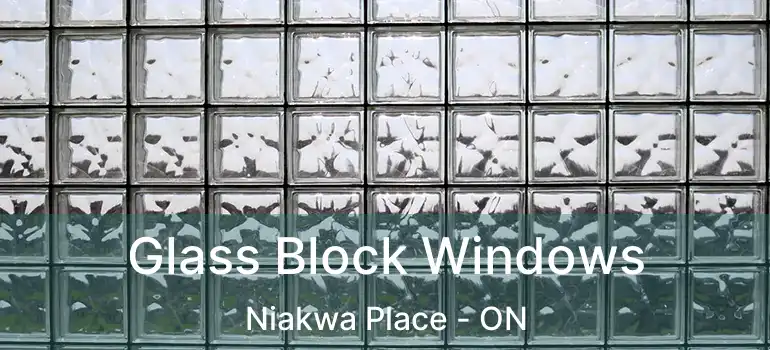  Glass Block Windows Niakwa Place - ON