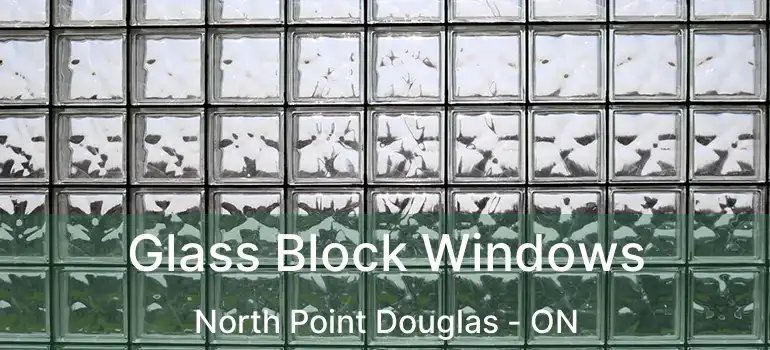  Glass Block Windows North Point Douglas - ON