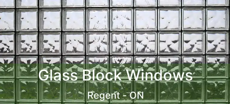  Glass Block Windows Regent - ON