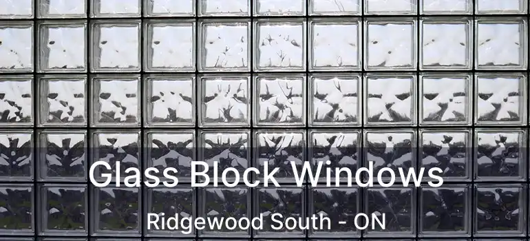  Glass Block Windows Ridgewood South - ON