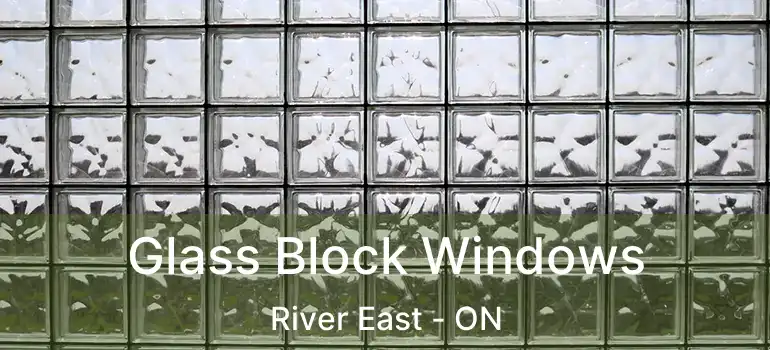  Glass Block Windows River East - ON