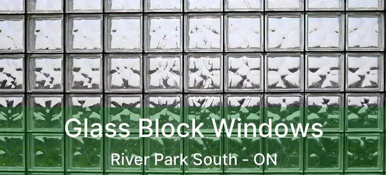  Glass Block Windows River Park South - ON