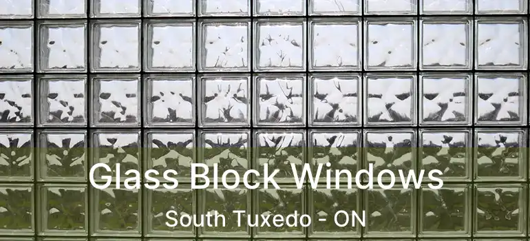  Glass Block Windows South Tuxedo - ON