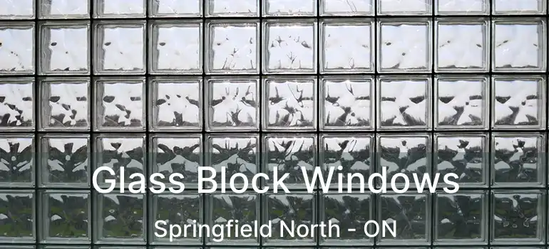  Glass Block Windows Springfield North - ON