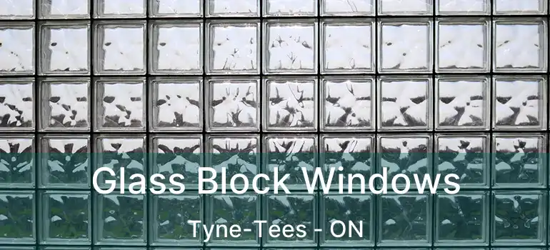  Glass Block Windows Tyne-Tees - ON