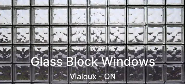  Glass Block Windows Vialoux - ON