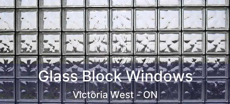  Glass Block Windows Victoria West - ON