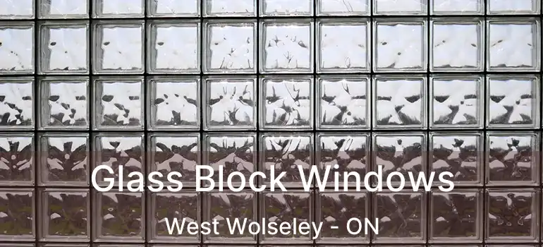  Glass Block Windows West Wolseley - ON