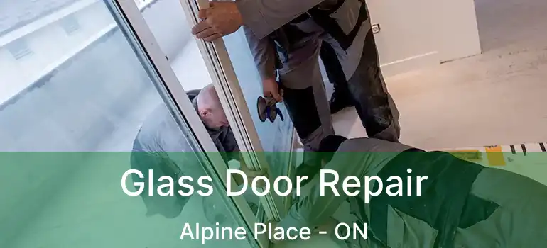  Glass Door Repair Alpine Place - ON