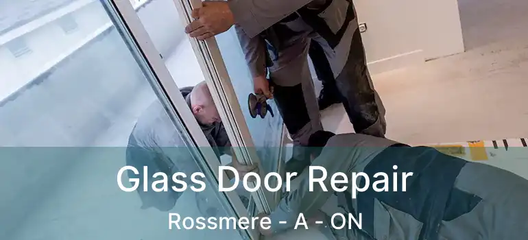  Glass Door Repair Rossmere - A - ON