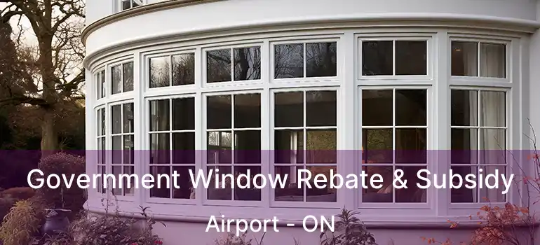  Government Window Rebate & Subsidy Airport - ON