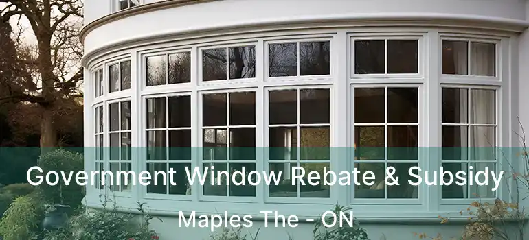  Government Window Rebate & Subsidy Maples The - ON