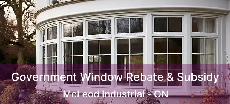  Government Window Rebate & Subsidy McLeod Industrial - ON