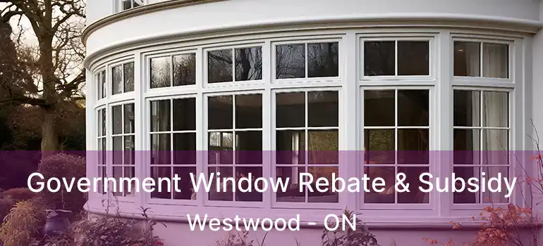  Government Window Rebate & Subsidy Westwood - ON