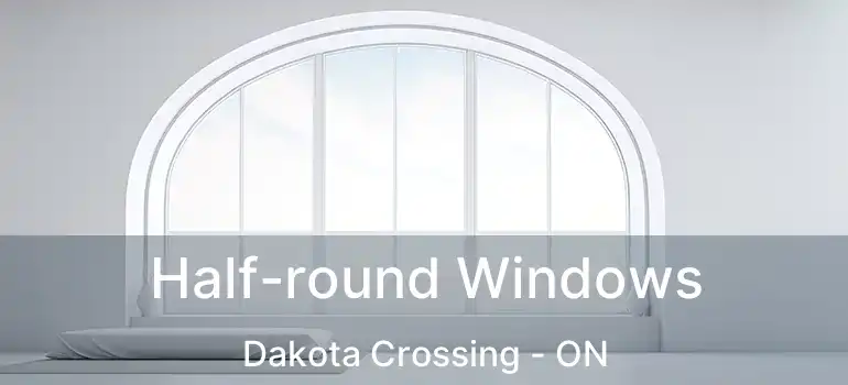  Half-round Windows Dakota Crossing - ON