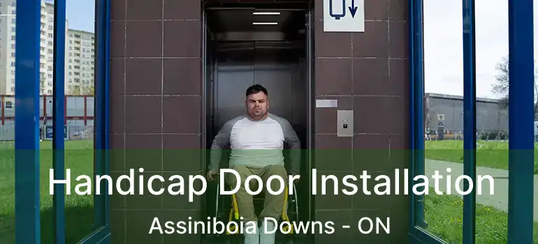  Handicap Door Installation Assiniboia Downs - ON