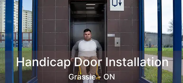  Handicap Door Installation Grassie - ON