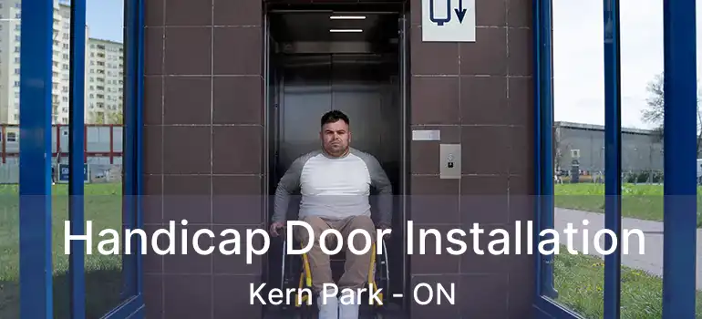  Handicap Door Installation Kern Park - ON