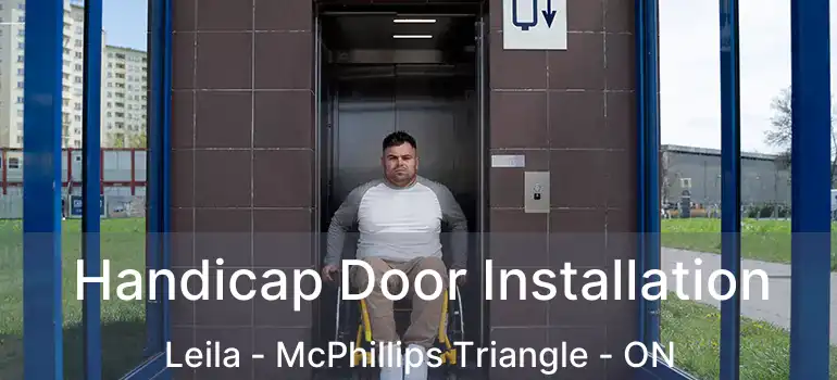  Handicap Door Installation Leila - McPhillips Triangle - ON
