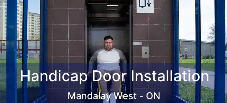  Handicap Door Installation Mandalay West - ON
