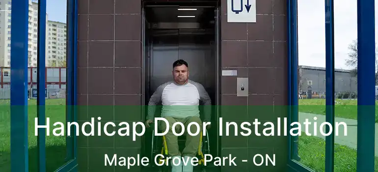  Handicap Door Installation Maple Grove Park - ON