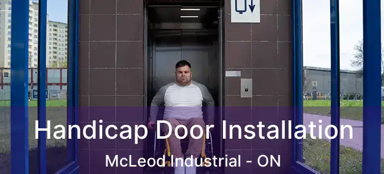  Handicap Door Installation McLeod Industrial - ON