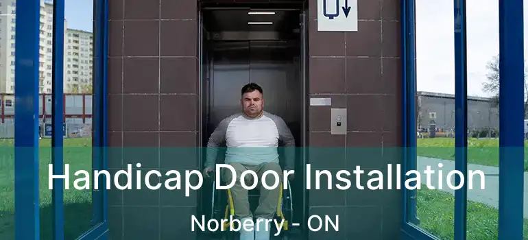  Handicap Door Installation Norberry - ON