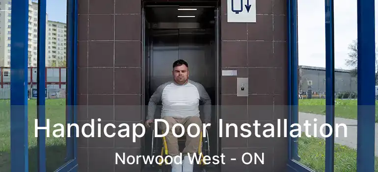  Handicap Door Installation Norwood West - ON