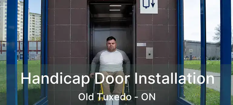  Handicap Door Installation Old Tuxedo - ON