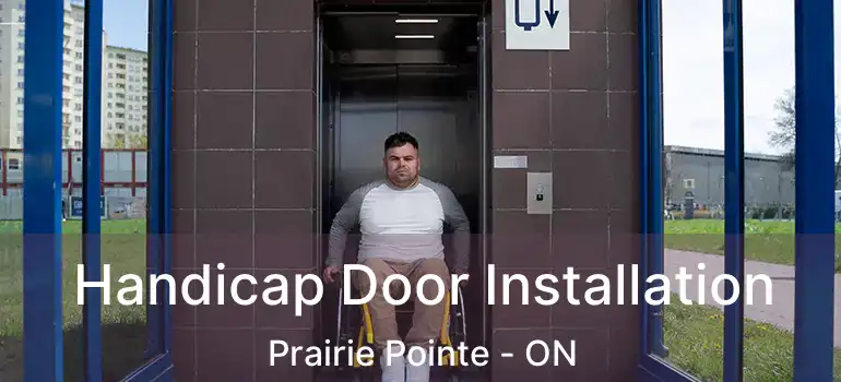  Handicap Door Installation Prairie Pointe - ON