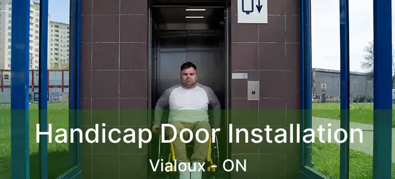  Handicap Door Installation Vialoux - ON