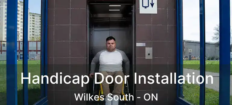  Handicap Door Installation Wilkes South - ON