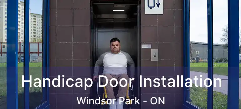  Handicap Door Installation Windsor Park - ON