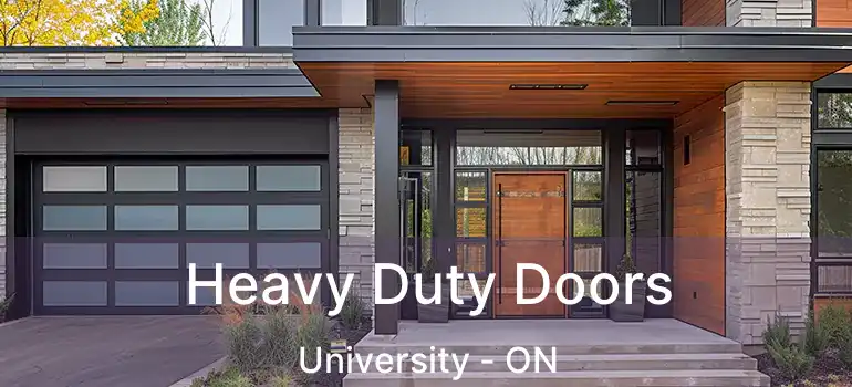  Heavy Duty Doors University - ON