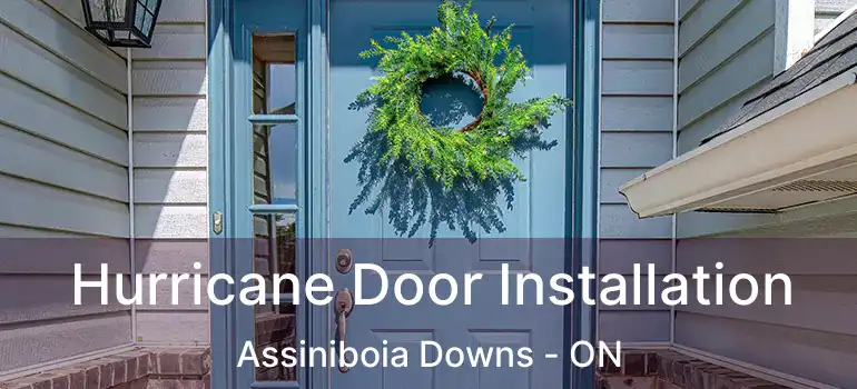  Hurricane Door Installation Assiniboia Downs - ON