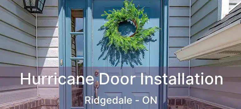  Hurricane Door Installation Ridgedale - ON