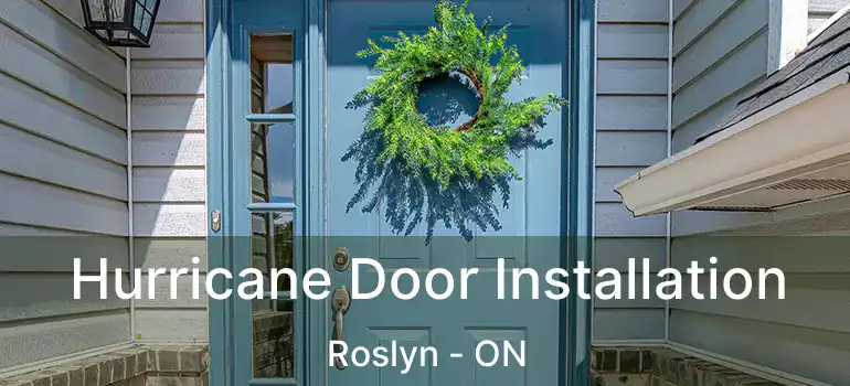  Hurricane Door Installation Roslyn - ON