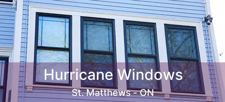  Hurricane Windows St. Matthews - ON