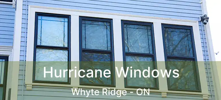  Hurricane Windows Whyte Ridge - ON