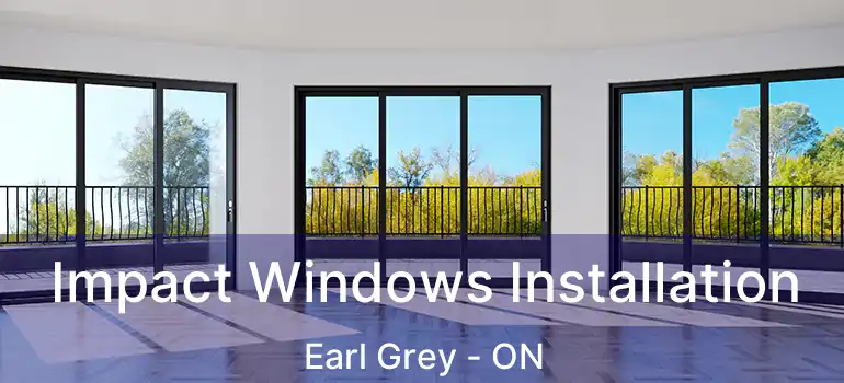  Impact Windows Installation Earl Grey - ON